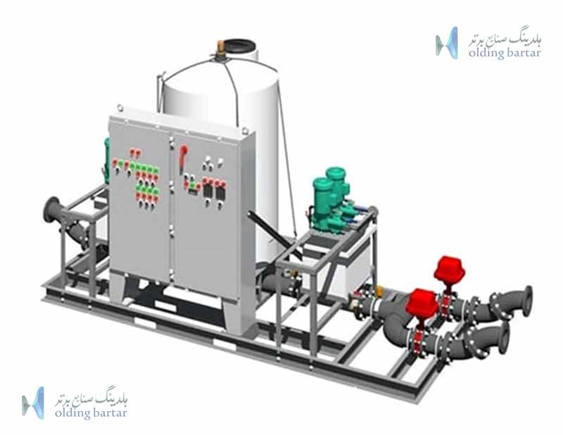 اجزای تشکیل دهنده پکیج تزریق مواد شیمیایی