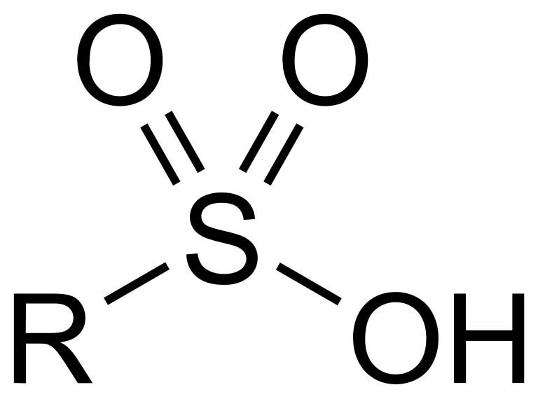 فرمول شیمیایی اسید سولفونیک