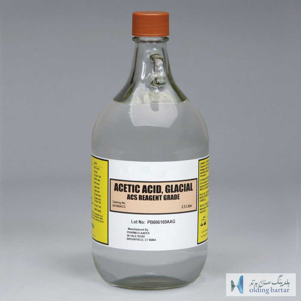 ویژگی های فیزیکی و شیمیایی اسید استیک