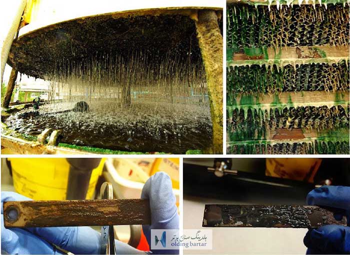 انواع رسوبات در برج خنک کننده