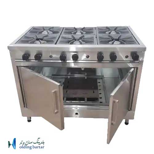 اجزای تشکیل دهنده اجاق گاز های صنعتی